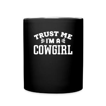 Cowboy - Full Colour Mug - black - Front