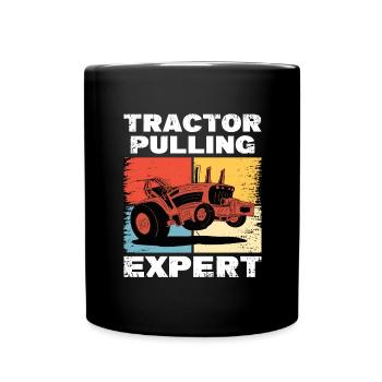 Farmer Tractor Agriculture Farmer Tractor Farm - Full Colour Mug - black - Front