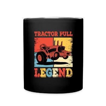 Farmer Tractor Agriculture Farmer Tractor Farm - Full Colour Mug - black - Front