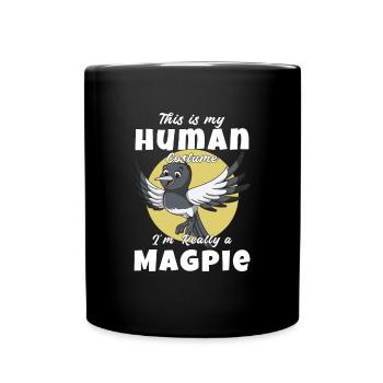 Dies ist mein menschliches Kostüm Im wirklich eine - Tasse einfarbig - Schwarz - Vorne