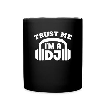 Synthesizer Dj Instrument Saying - Full Colour Mug - black - Front