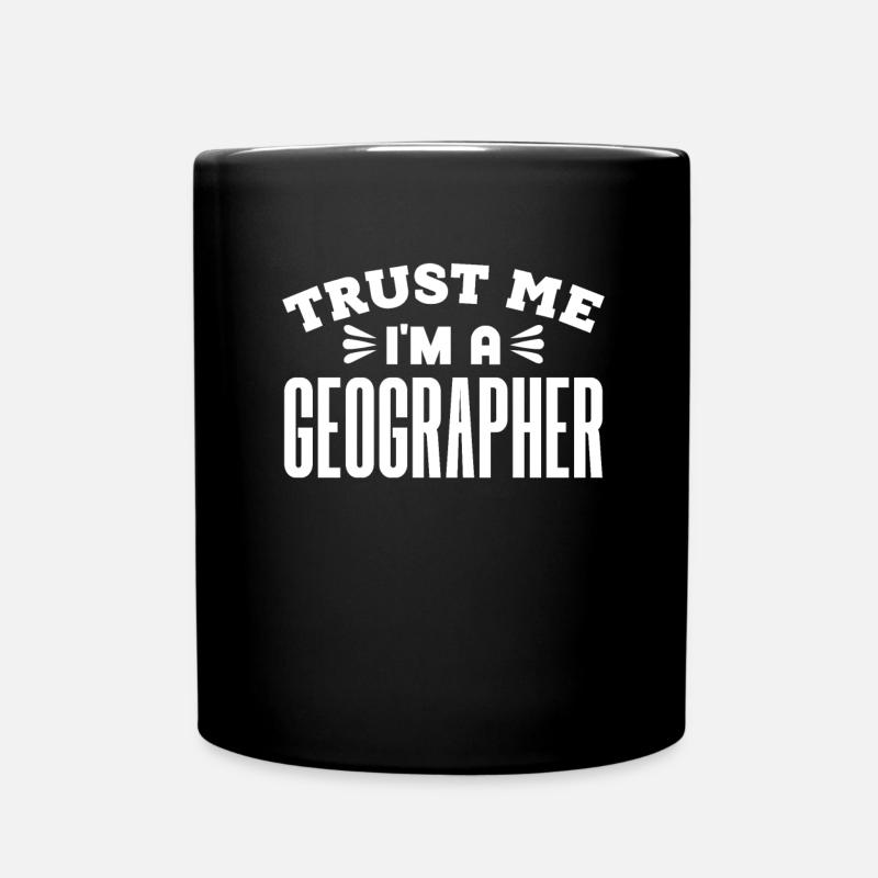 Géographe Géographe Géographie Équipe de géographes - Mug uni - noir