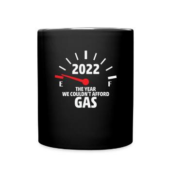 Prix du gaz Inflation Gouvernement Gaz froid Hiver Cher - Mug uni - noir - Devant