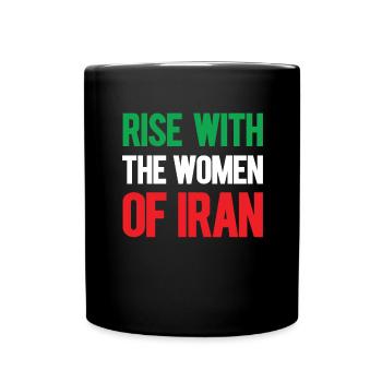 Frauen Leben Freiheit Iranisch Mahsa Amini Iran - Tasse einfarbig - Schwarz - Vorne
