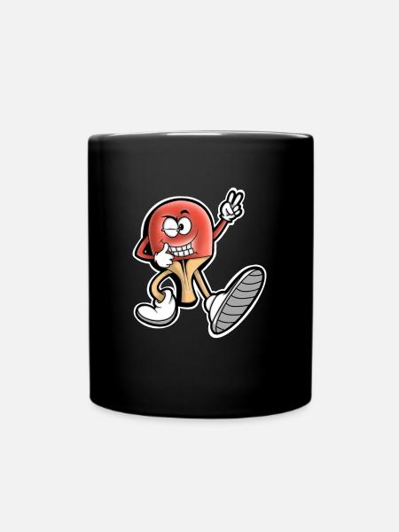 Ping-pong - Mug uni - noir