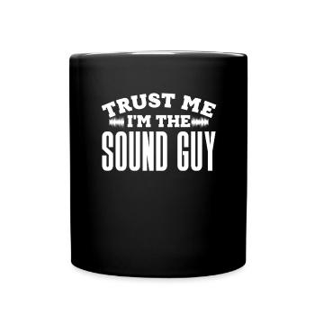 Audio Engineer Toningenieur Ton Tontechniker Mixer - Tasse einfarbig - Schwarz - Vorne