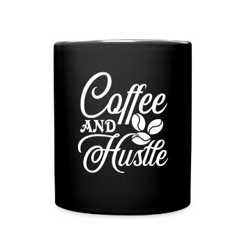 Coffee Work Morning Work Gift - Full Colour Mug - black - Front