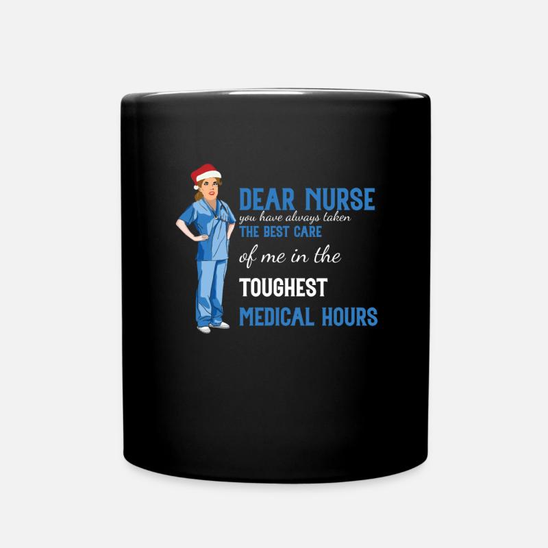 Aiguille d’infirmière auxiliaire médicale - Mug uni - noir