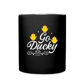 Duck family Rubber ducks Bathing duck Duck - Full Colour Mug - black - Front