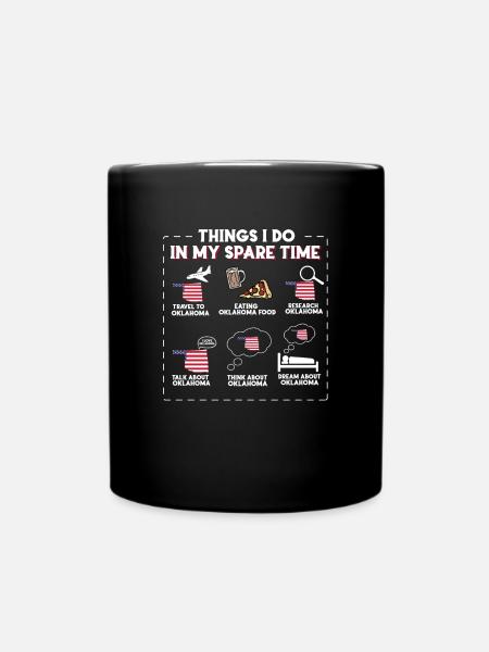 Oklahoma - Tasse einfarbig - Schwarz