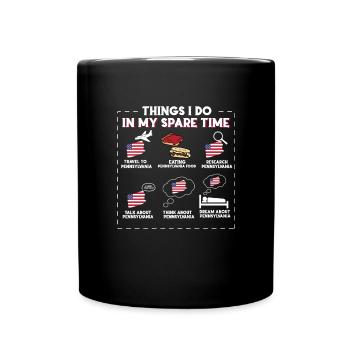 Pennsylvanie - Mug uni - noir - Devant