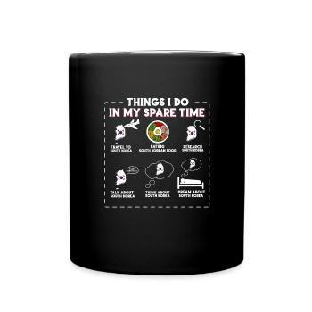 South Korea - Full Colour Mug - black - Front