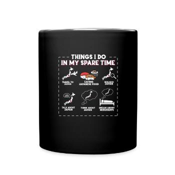 Japon - Mug uni - noir - Devant