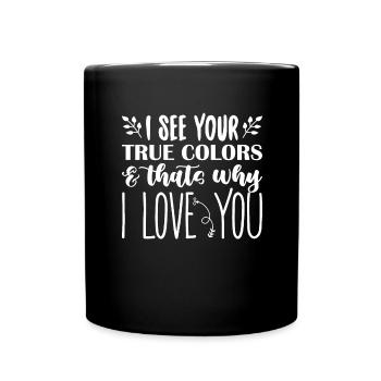 Autism Mother Daughter Son Autistic Parents Child - Full Colour Mug - black - Front