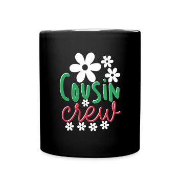 Cousin Team Family Relatives Friends Cousins - Full Colour Mug - black - Front