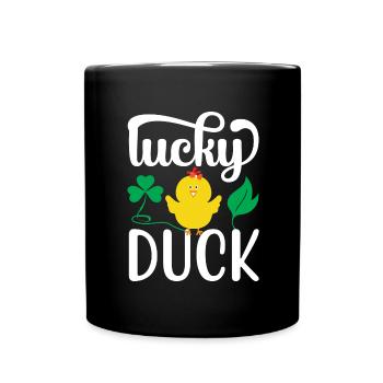 Duck family Rubber ducks Bathing duck Duck - Full Colour Mug - black - Front