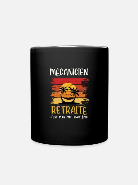 mécanicien retraité - Mug uni - noir