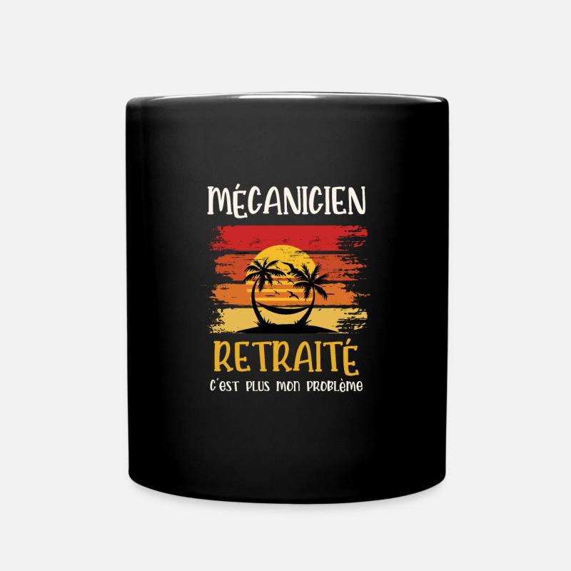 mécanicien retraité - Mug uni - noir