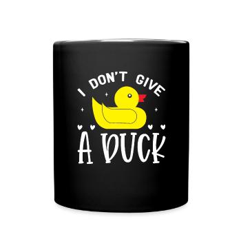 Duck family Rubber ducks Bathing duck Duck - Full Colour Mug - black - Front