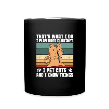 Clarinet - Full Colour Mug - black - Front