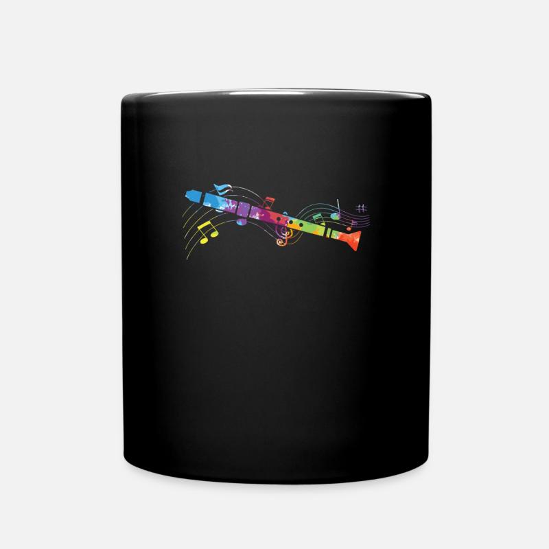 Klarinette - Tasse einfarbig - Schwarz