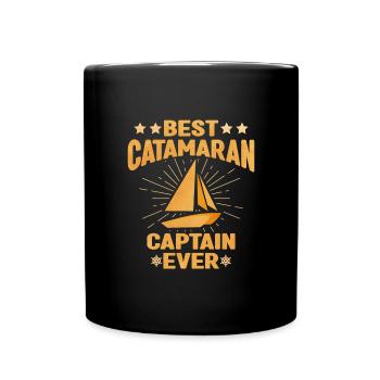 Catamaran - Full Colour Mug - black - Front