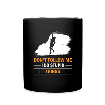 Escalade Escalade Solo Escalade Femmes - Mug uni - noir - Devant