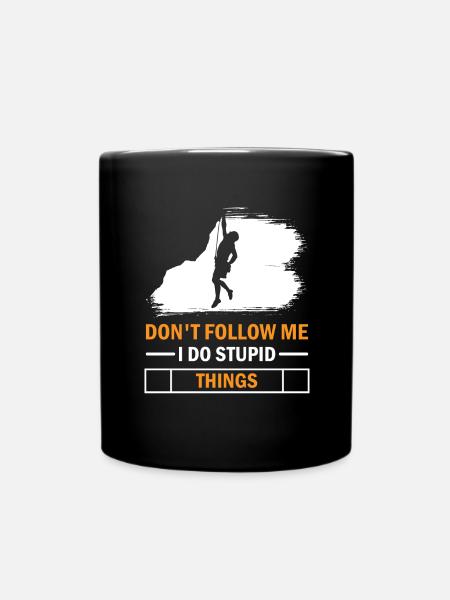 Escalade Escalade Solo Escalade Femmes - Mug uni - noir
