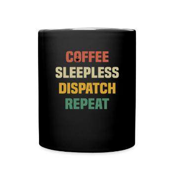 Bester Disponent Spruch Kaffee Beruf Logistik - Tasse einfarbig - Schwarz - Vorne
