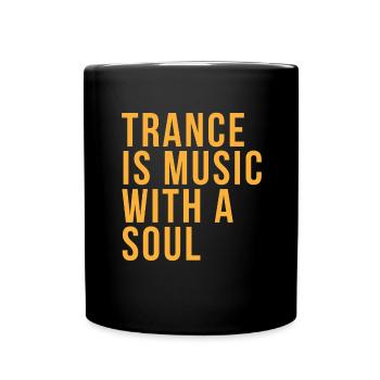 Techno Rave Mode Trance Music - Mug uni - noir - Devant