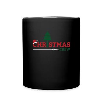Weihnachtsteam Partnerlook Weihnachten Crew - Tasse einfarbig - Schwarz - Vorne