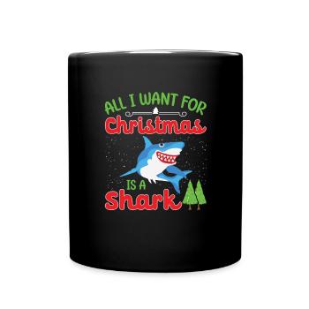 Pêcheur Noël Pêche Poisson Cadeau de pêche - Mug uni - noir - Devant