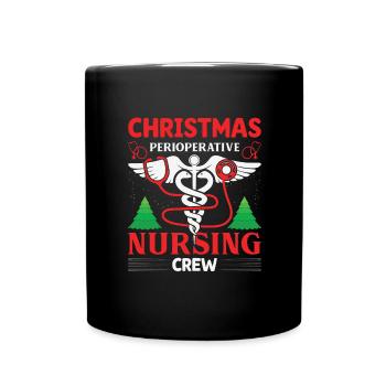 Infirmière de Noël - Mug uni - noir - Devant