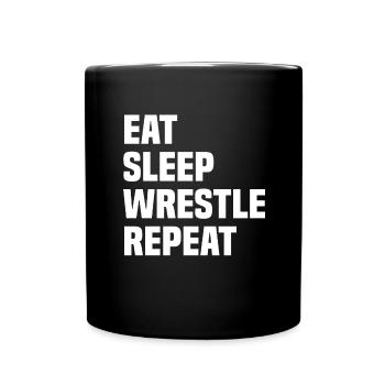 Lutte Lutte Cadeau de lutteur lutteur - Mug uni - noir - Devant