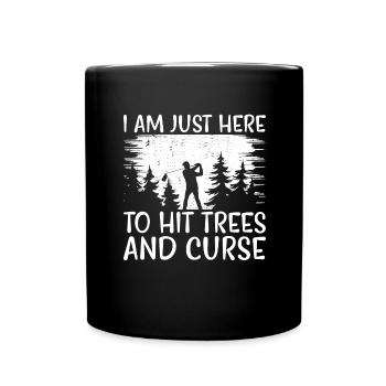 Golf Golfer Gift Hobby Club Quote - Full Colour Mug - black - Front