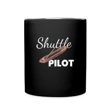Pilote de navette Weaving Weaving Weaving Weaving - Mug uni - noir - Devant