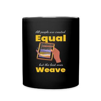 Tissage égal Tissage Weberin Tissage - Mug uni - noir - Devant