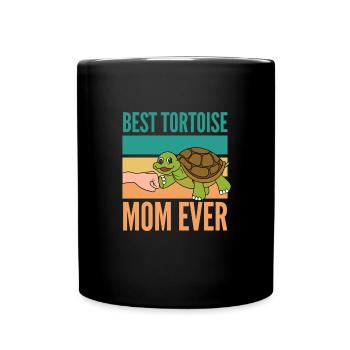 Meilleur moma tortue de tous les temps - Mug uni - noir - Devant