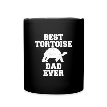 Meilleur père tortue de tous les temps - Mug uni - noir - Devant
