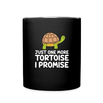 Une seule tortue de plus, promise - Mug uni - noir - Devant
