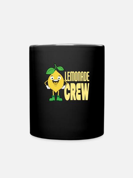 Limonaden-Crew - Tasse einfarbig - Schwarz