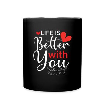 Beste Mama Überhaupt Muttertag Mutter Geschenk - Tasse einfarbig - Schwarz - Vorne