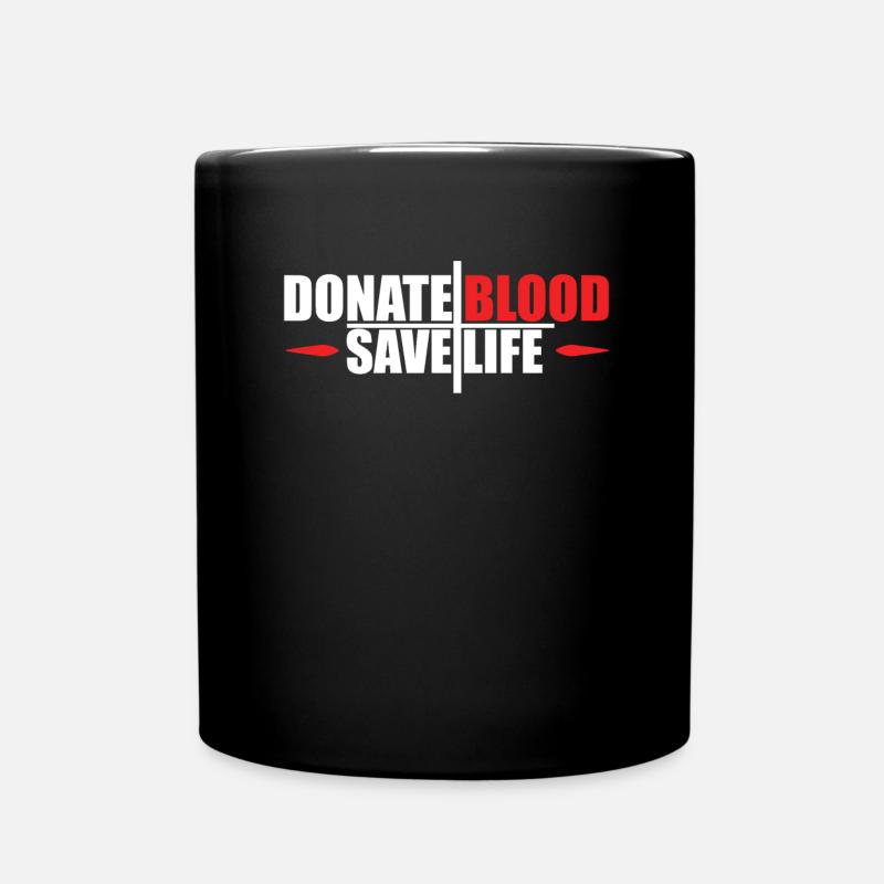 Don de sang Dons de sang Donneurs de sang - Mug uni - noir