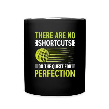 Golf Golfer Gift Hobby Club Quote - Full Colour Mug - black - Front