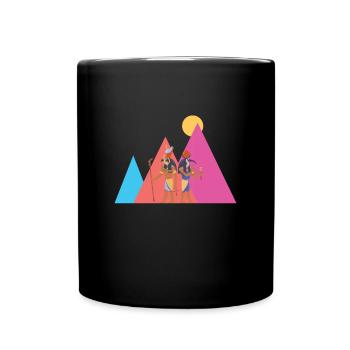 Pyramides égyptiennes Egypte - Mug uni - noir - Devant