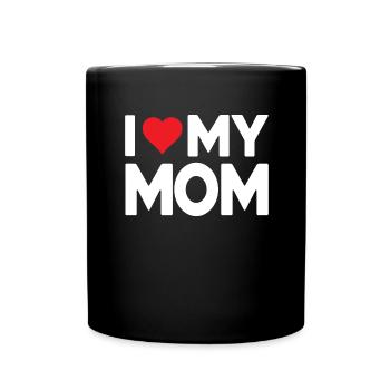Beste Mama Überhaupt Muttertag Mutter Geschenk - Tasse einfarbig - Schwarz - Vorne