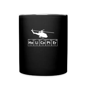 Cadeau de pilote d’hélicoptère - Mug uni - noir - Devant