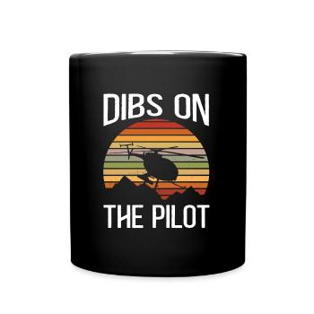 Cadeau de pilote d’hélicoptère - Mug uni - noir - Devant