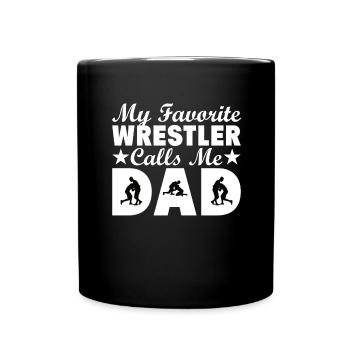 Wrestling Wrestling Wrestler Wrestler Gift Son - Full Colour Mug - black - Front
