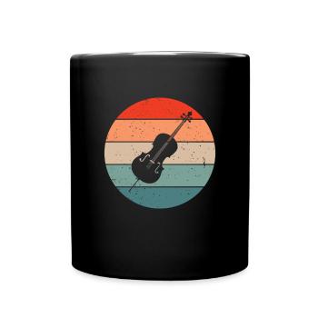 Cello Funny Gift Viola - Full Colour Mug - black - Front